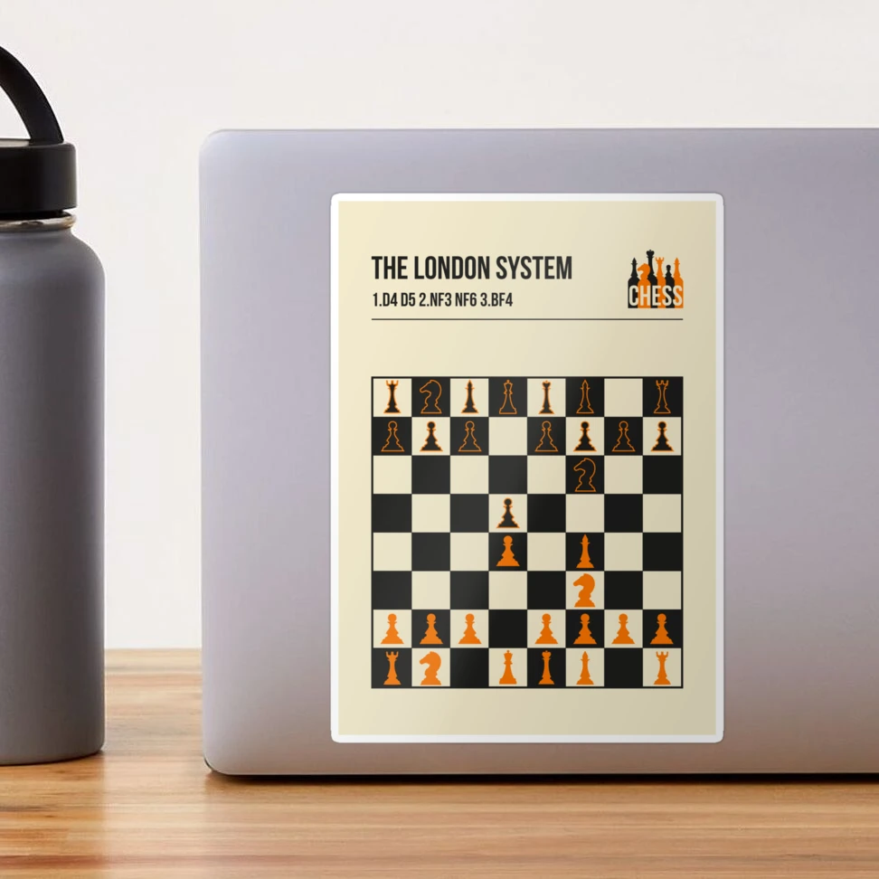 The London System Vintage Chess Opening Art Framed Art Print for Sale by  Jorn van Hezik