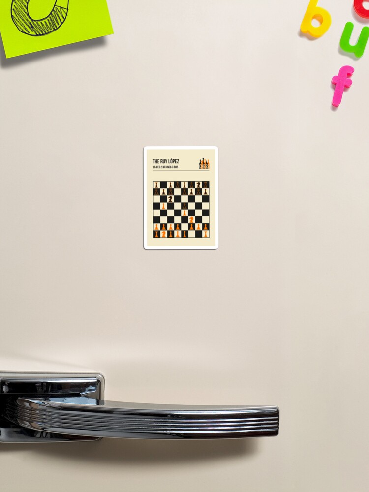 The Queens Gambit Chess Opening Poster Fine Art Print Poster for Sale by  Jorn van Hezik