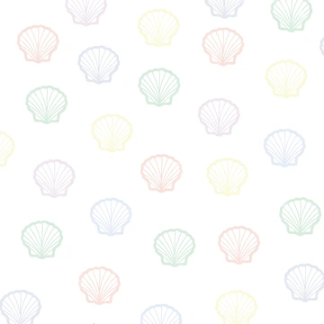 Artwork thumbnail, Pastel Shells by PyjamaBee