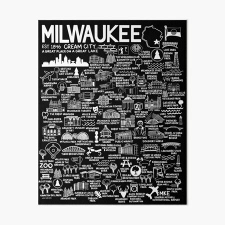 Milwaukee Mug - Milwaukee Gift - Wisconsin Watercolor Art Mug - Milwaukee  Coffee Mug - Unique Milwaukee Gifts