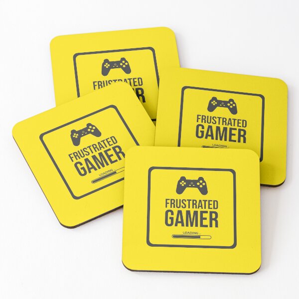 Item preview, Frustrated Gamer - Monoline Design designed and sold by Exertion.