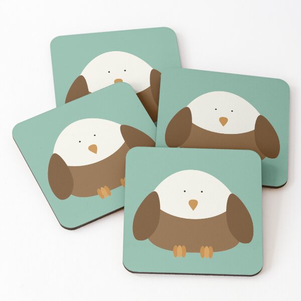 Item preview, Bald Eagle Round Animal designed and sold by peachypanda.