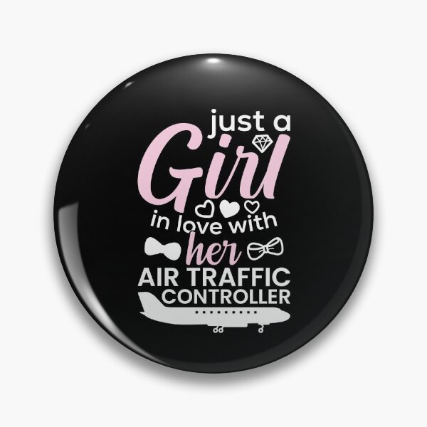 Item preview, Girl In Love Funny Air Traffic Controller Wife designed and sold by Scratches Tees.