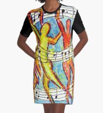 The Dance Graphic T-Shirt Dress