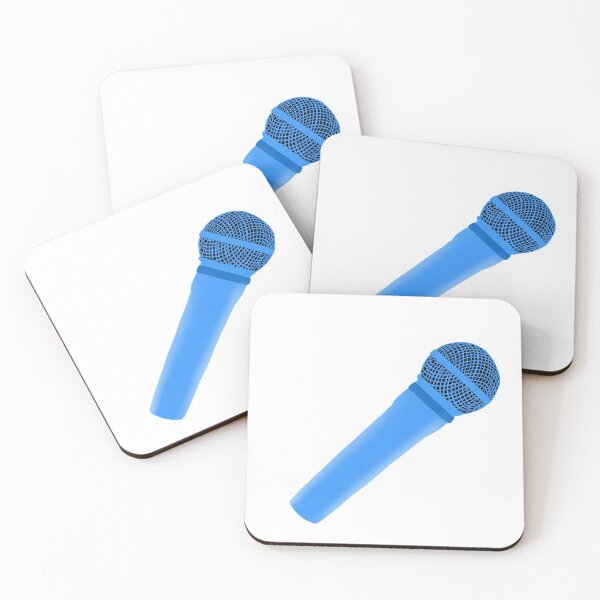 Item preview, Blue Microphone | Singing | Gifts for Music lovers | Karaoke designed and sold by Lindsay Marie Patterns.
