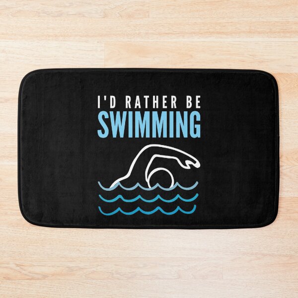 Item preview, Funny Swimmer I'd Rather Be Swimming designed and sold by Scratches Tees.