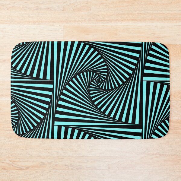 Item preview, Black Lines Spiral 3 Opt Art Optical Ilusion Sacred Geometry Psy Art designed and sold by OtherSpaceX.