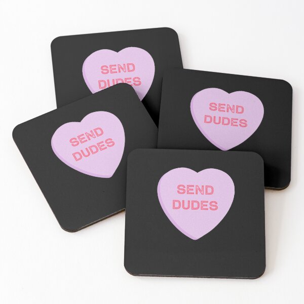 Item preview, Send Dudes Candy Heart Valentines Day  designed and sold by TrndSttr.