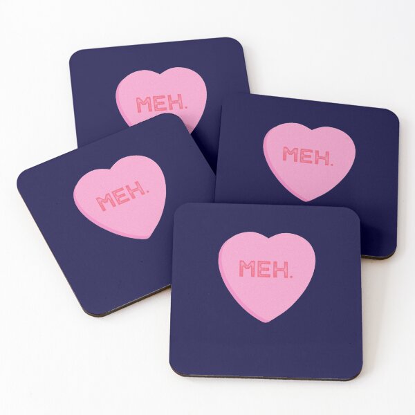 Artikelvorschau, Meh Candy Heart Valentinstag Single entworfen und verkauft von TrndSttr.