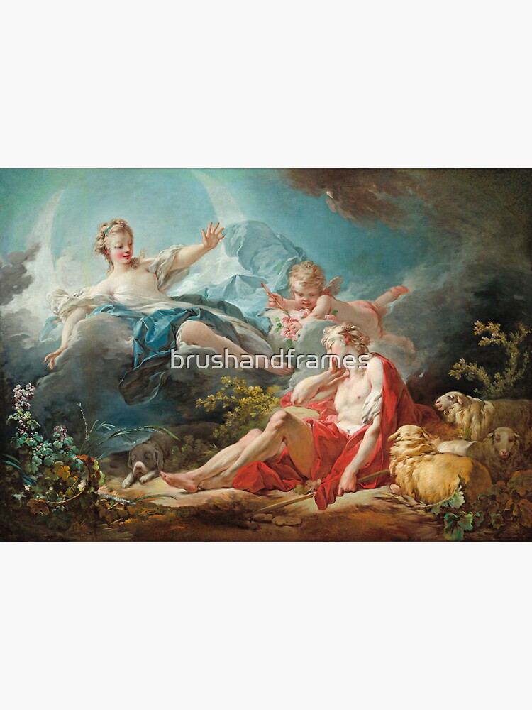 Diana and Endymion - Jean Honoré Fragonard by brushandframes