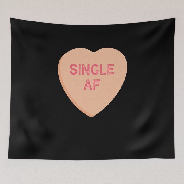Item preview, Single AF Valentines Day Candy Heart  designed and sold by TrndSttr.