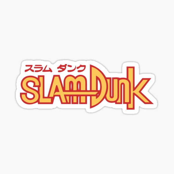 Slam Dunk Logo RY Sticker