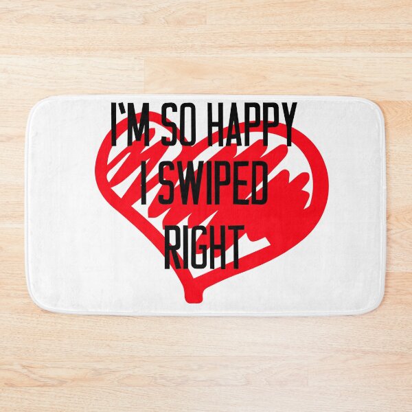 Item preview, Valentines Day Gift So Happy I Swiped Right designed and sold by TrndSttr.