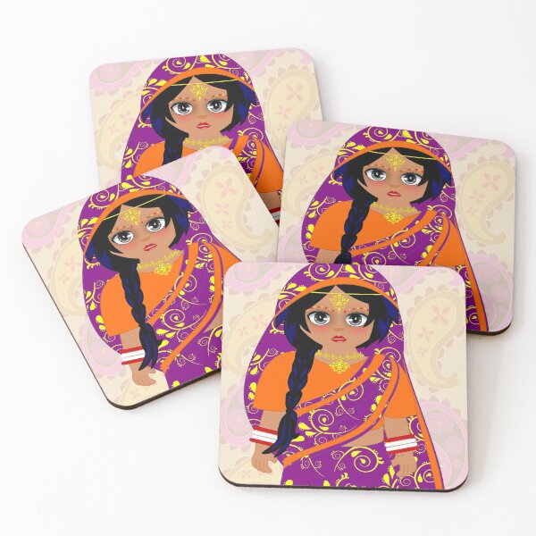 Item preview, Indian girl BooPooBeeDoo designed and sold by BooPooBeeDooArt.