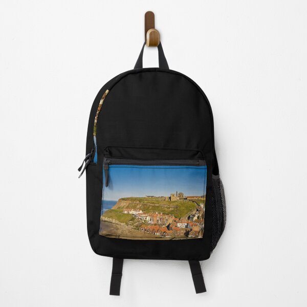 Item preview, Whitby Abbey Seaside Town Yorkshire Little Houses Steps St Marys England North Yorkshire in Summer designed and sold by skyfilming.