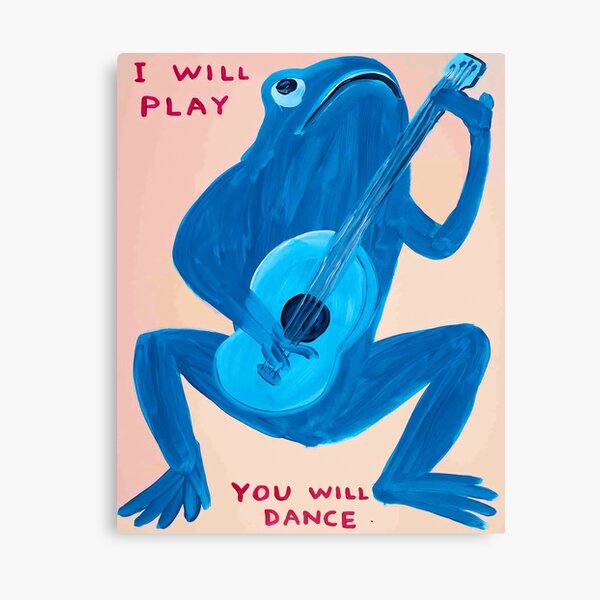 David Shrigley I Will Play Canvas Print