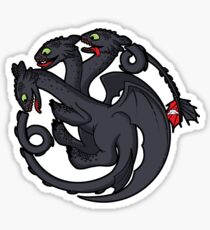 Toothless Targaryen Sticker
