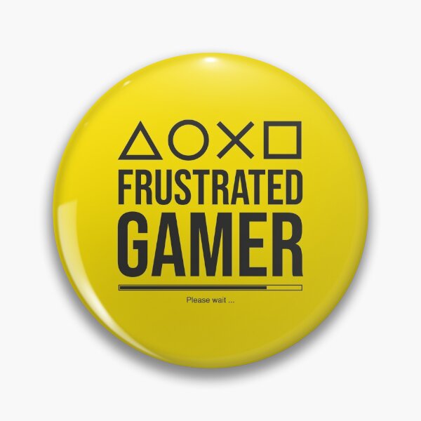 Item preview, Frustrated Gamer - Console Games - Monoline Design designed and sold by Exertion.