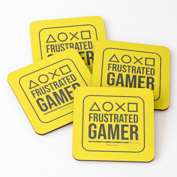 Item preview, Frustrated Gamer - Console Games - Monoline Design designed and sold by Exertion.