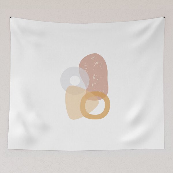 Item preview, Abstract Shape Art with Oval, Circles and Triangle designed and sold by Sohee Jin.