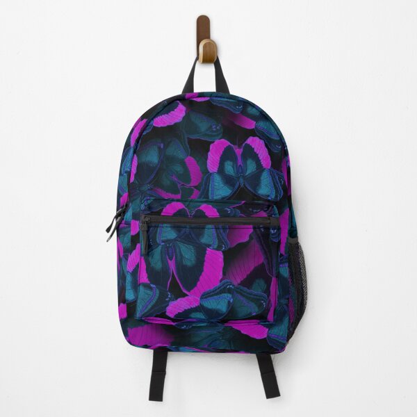 Item preview, Butterflies all over print # 2 pink turquoise-blue designed and sold by Susanne Margarete Lutz.