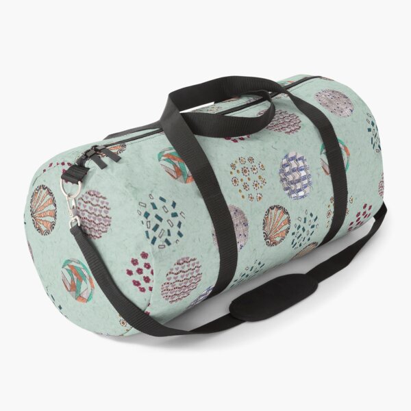 Item preview, Hand Drawn Doodled Circles on Blue Background designed and sold by Donna Norton.