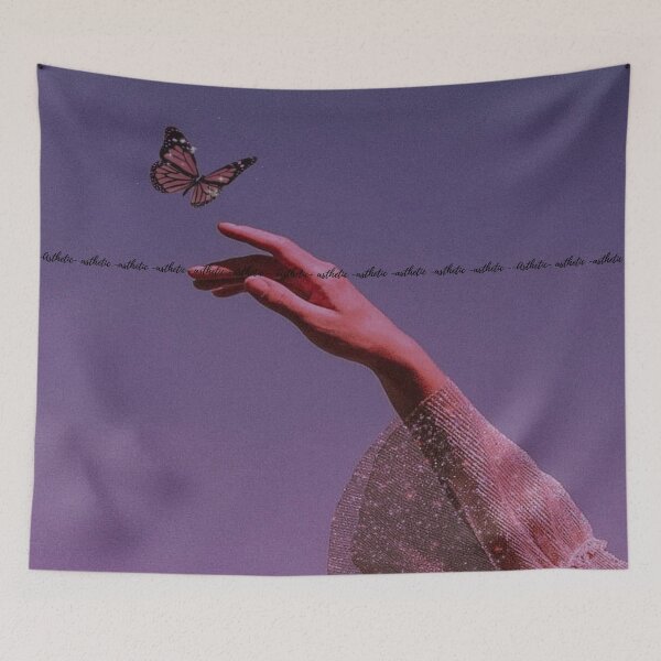 Item preview, Aesthetic skies and butterfly  designed and sold by Mayuri Juyal.