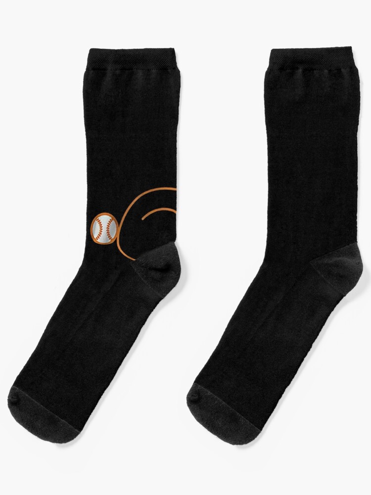 San Francisco Giants' Brandon Crawford's socks are shown against