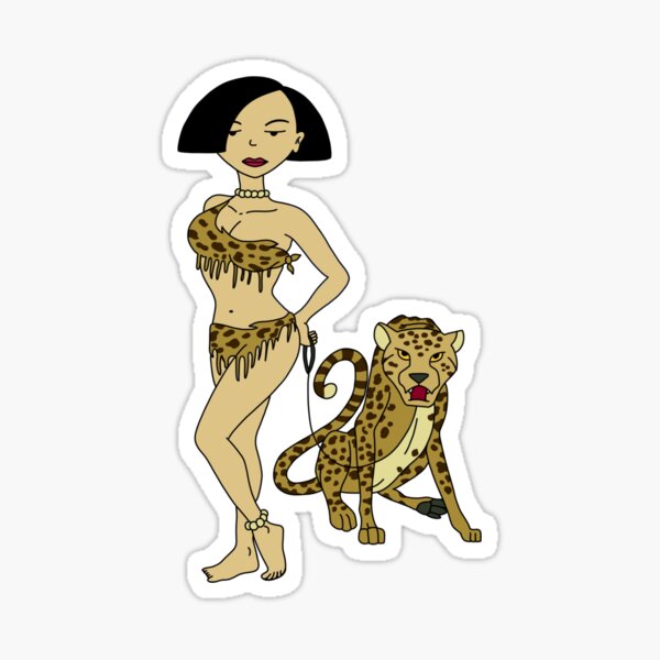 Vista previa del artículo con la obra «Jungle Jane», diseñado y vendido por 90sOE.
