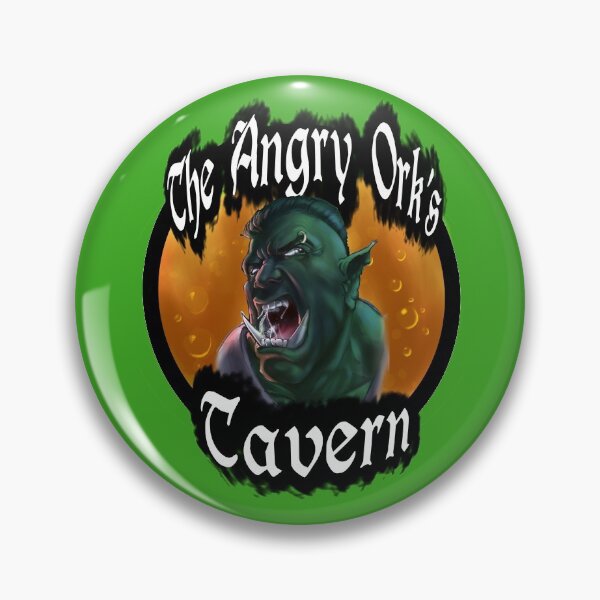 Item preview, The Angry Ork's Tavern Sign designed and sold by jbrobertsart.