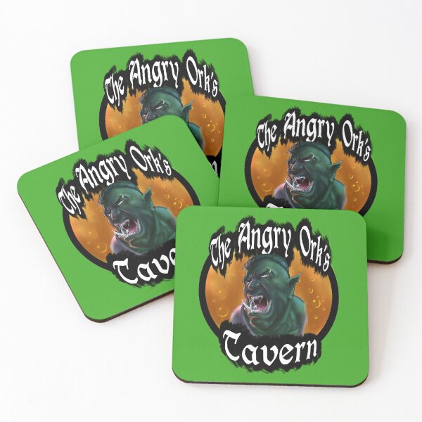 Item preview, The Angry Ork's Tavern Sign designed and sold by jbrobertsart.