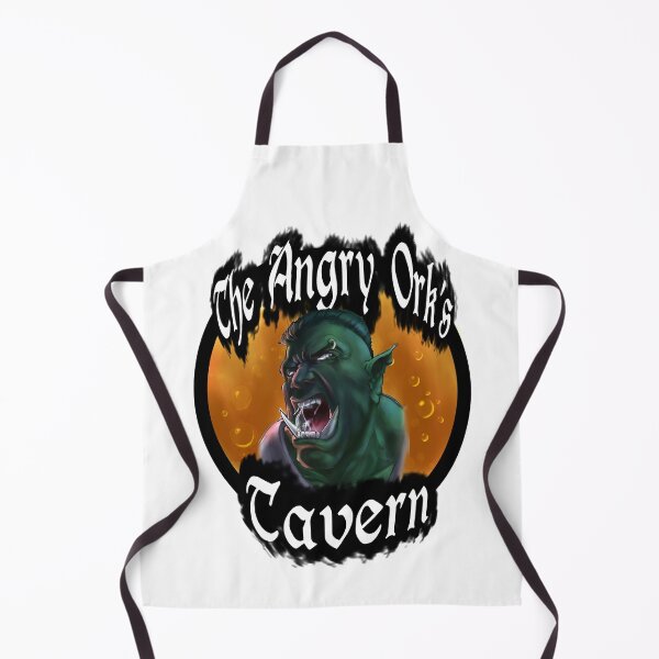 Item preview, The Angry Ork's Tavern Sign designed and sold by jbrobertsart.