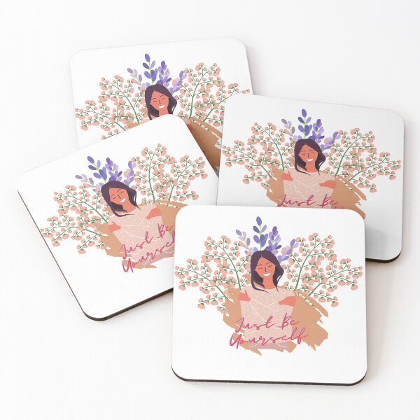 Item preview, Just be yourself floral design designed and sold by Merry Jamshaid.