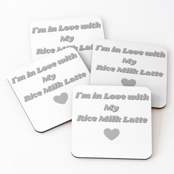 Item preview, I'm in Love With My Rice Milk Latte Grey designed and sold by Pankas.