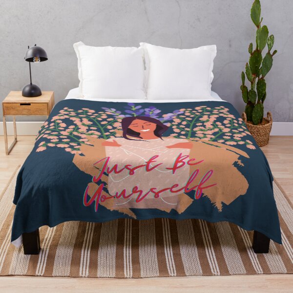 Item preview, Just be yourself floral design designed and sold by Merry Jamshaid.