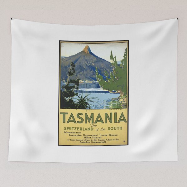 Item preview, Vintage Travel Poster: Tasmania designed and sold by Vintage Vibes.