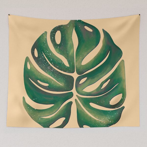 Item preview, Monstera Galaxy - green designed and sold by Home with Lola.