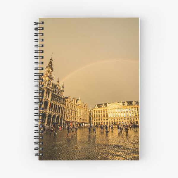 Item preview, Rainbow over Le Grand Place  designed and sold by hawkie.