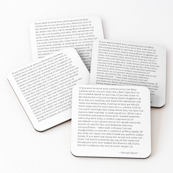 Item preview, Passage from Middlemarch by George Eliot designed and sold by JustabitBookish.