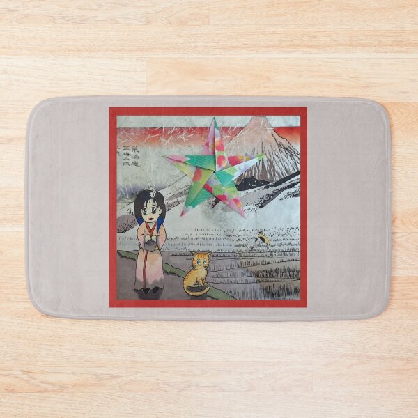 Item preview, Mount Fuji in winter kawaii girl designed and sold by CuisineCat.