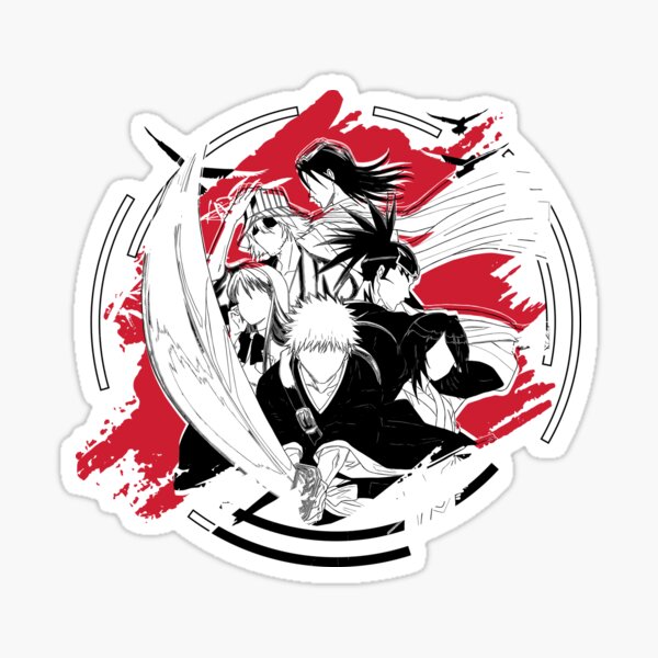 Bleach bw Sticker