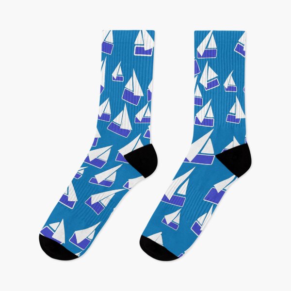 Artikelvorschau, Segelboote weiß und blau entworfen und verkauft von DesignsByMuriel.