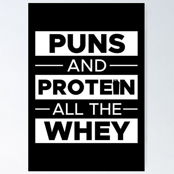 Gym Puns Wall Art for Sale
