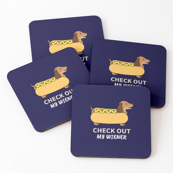 Item preview, Check Out My Wiener Funny Dachshund Joke designed and sold by TrndSttr.