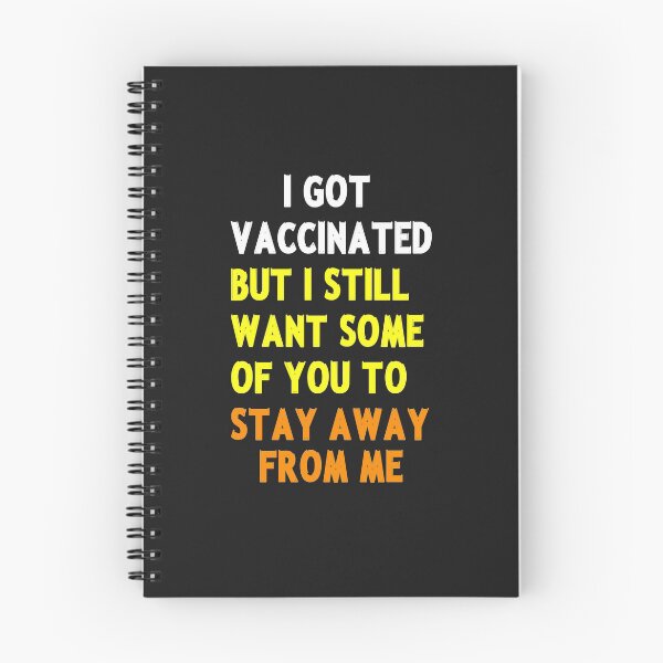 Item preview, I got vaccinated but I still want some of you to stay away from me  designed and sold by Giovanni's  Brown Quotes.