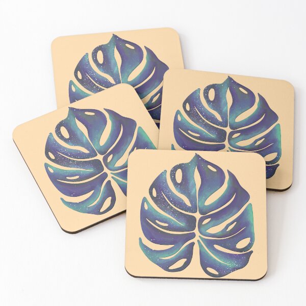Item preview, Monstera Galaxy - Blue designed and sold by Home with Lola.