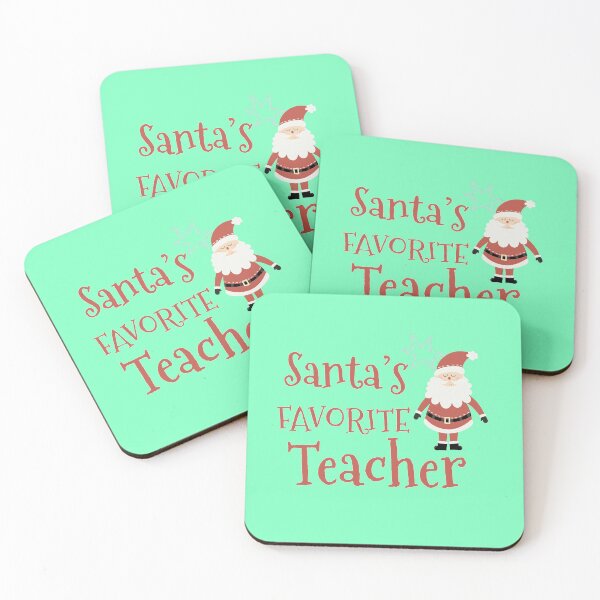 Item preview, Teachers Christmas Shirt - Santa’s Favorite Teacher designed and sold by TrndSttr.