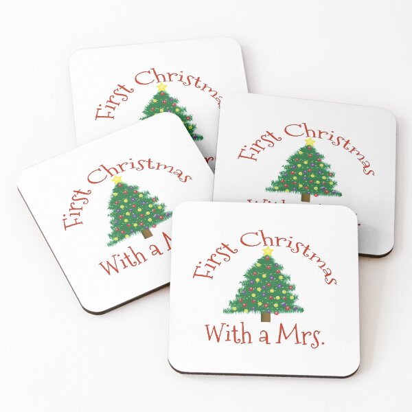 Item preview, First Christmas with a Mrs 1st Married Xmas Husband designed and sold by TrndSttr.