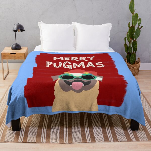Item preview, Pug Christmas Merry Pugmas Cut Gift for Pug Owners designed and sold by TrndSttr.
