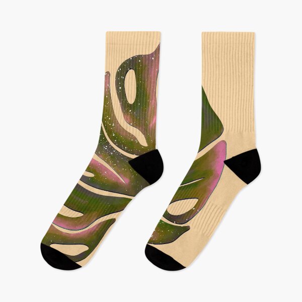 Item preview, Monstera Galaxy - Pink designed and sold by Home with Lola.